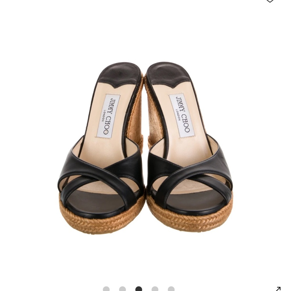 Jimmy Choo Almer 105 Black so 371/2